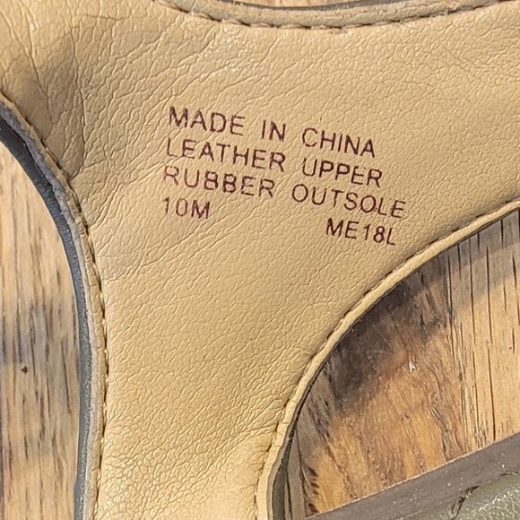 MICHAEL Michael Kors Alice Leather Post Toe Sandals Brown - Picture 12 of 15